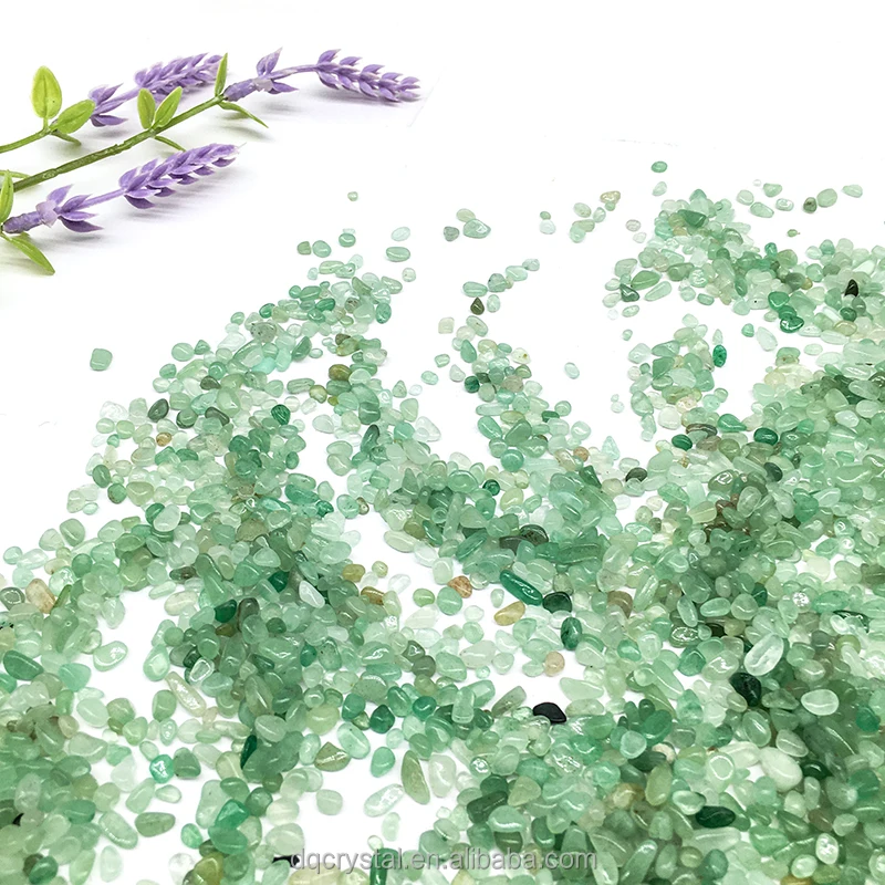 Wholesale Natural Gravel Chips High Quality Green Aventurine Colorful Crystal Raw Stone for Decoration and Gifts
