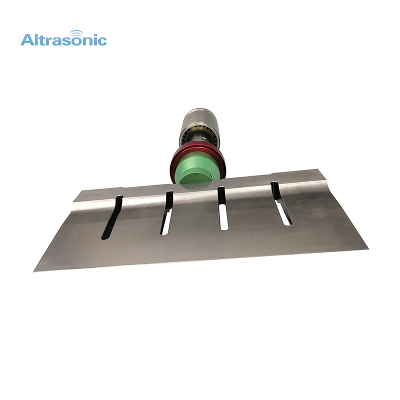 20 кхз длина 305 мм титановое лезвие ультразвуковая пищевая обработка с