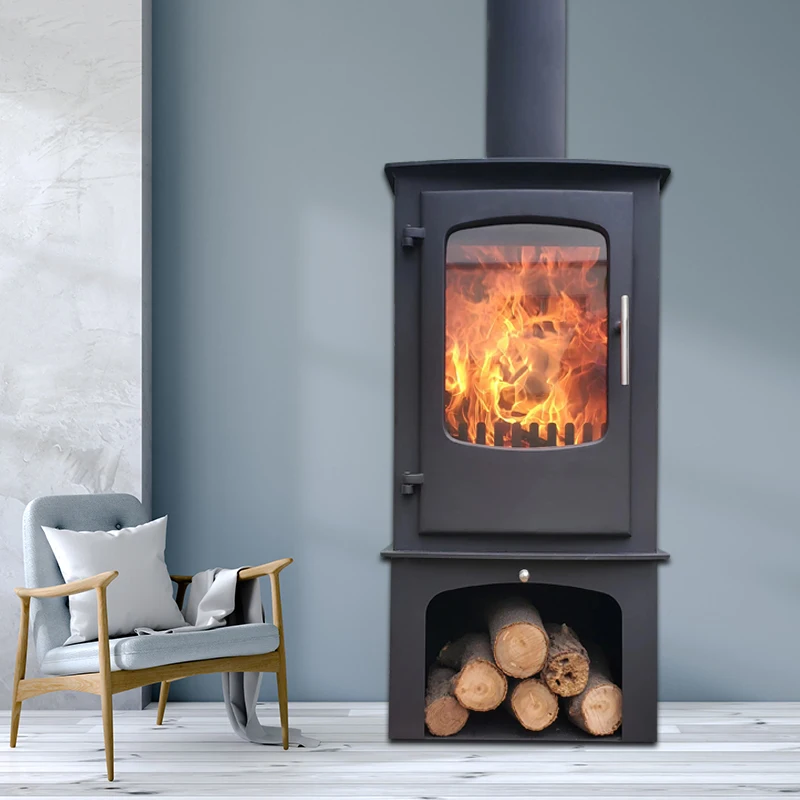 2024 High Quality Factory Modern Indoor Cold Rolled Steel Adjustable Freestanding Stove Wood Burning Stove