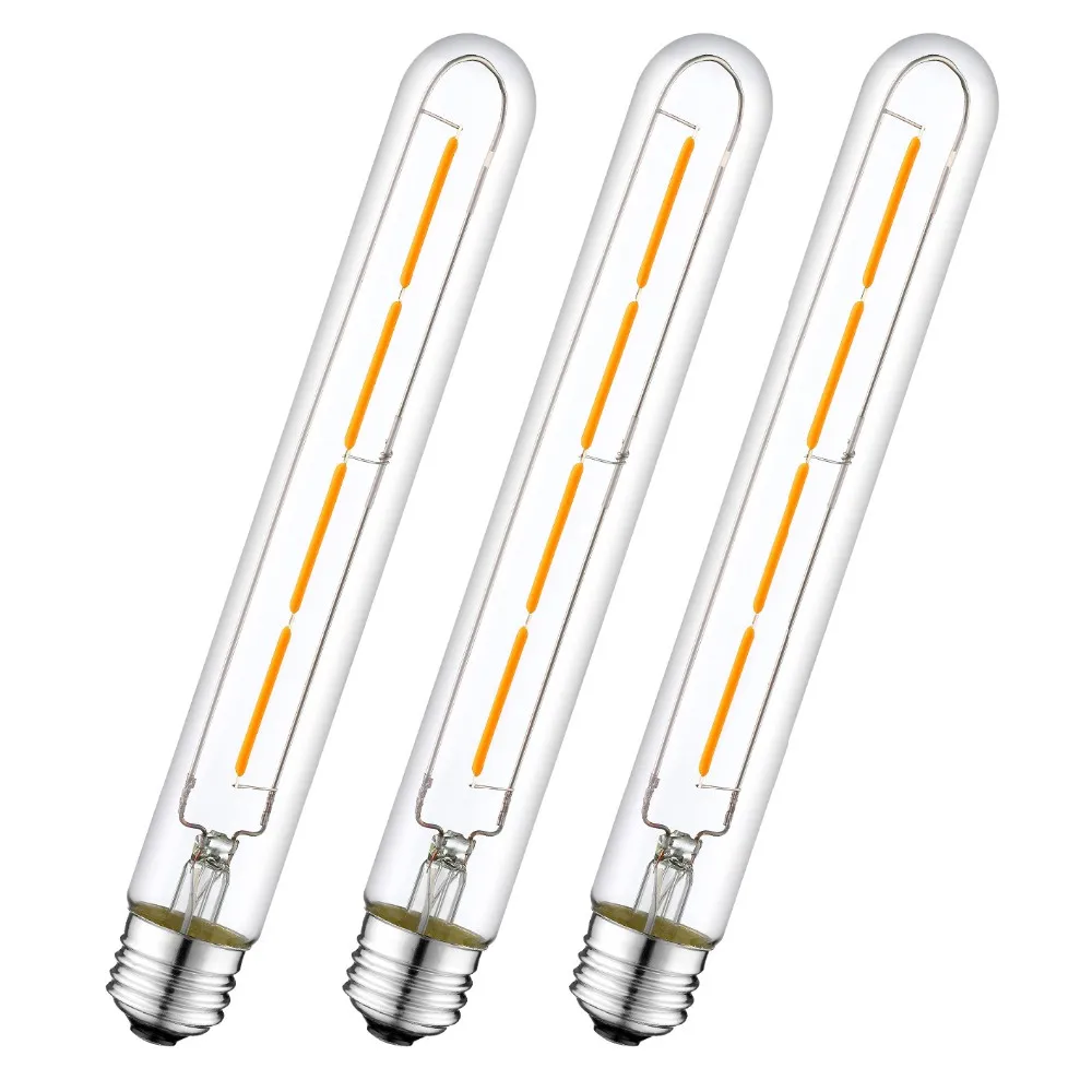 Wholesale Sales LED Tubular T30 5W Filament bulbs lamp dimmable E26 E27 base Glass Bulbs