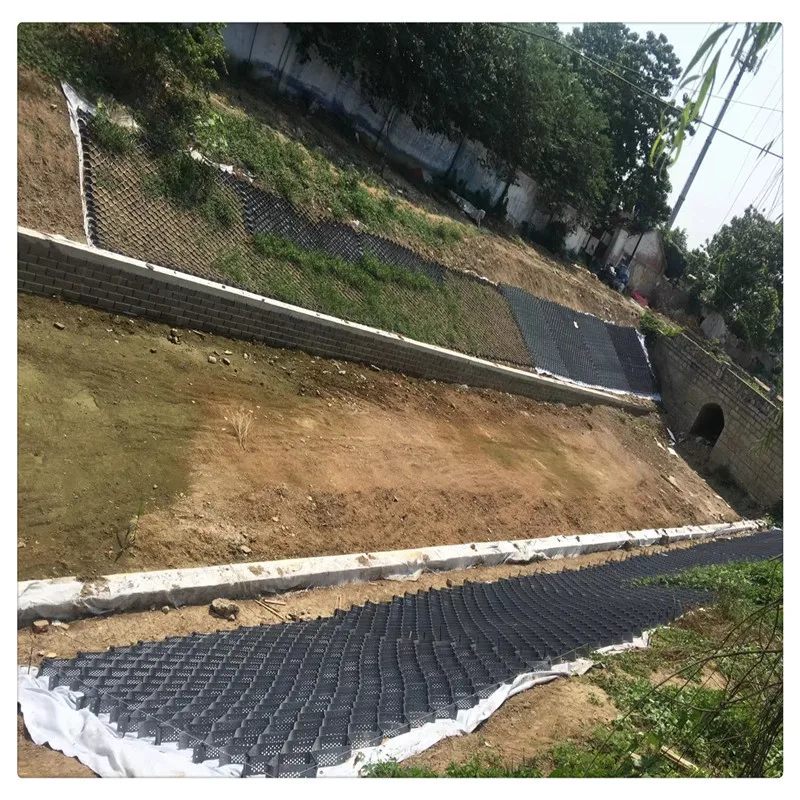 Hdpe Astm Smooth Perforated Geocell For Strengthen Surface Of The Soil In Landfill Geocell Driveway