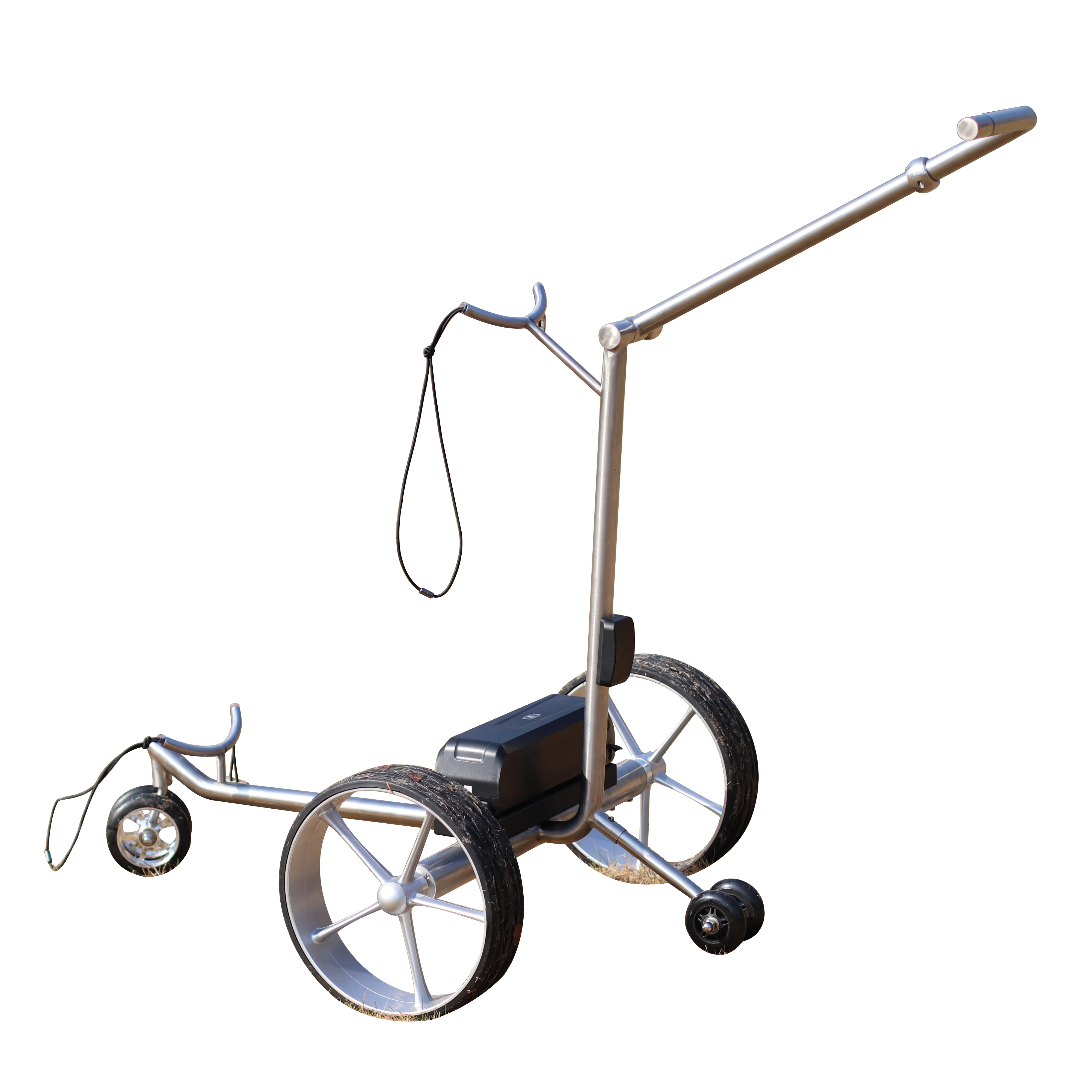 2024 New Lightweight 90W*2 4 wheel golf cart electric scooter golf trolley