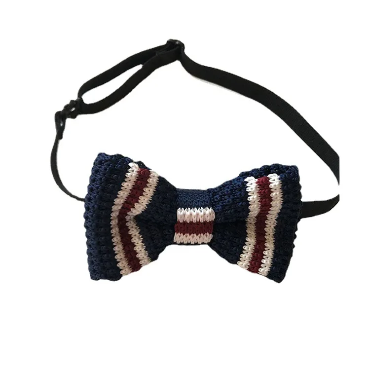 Долгосрочная поставка, модные креативные детские галстуки-бабочки Genya, галстук-бабочка в полоску для официальной одежды