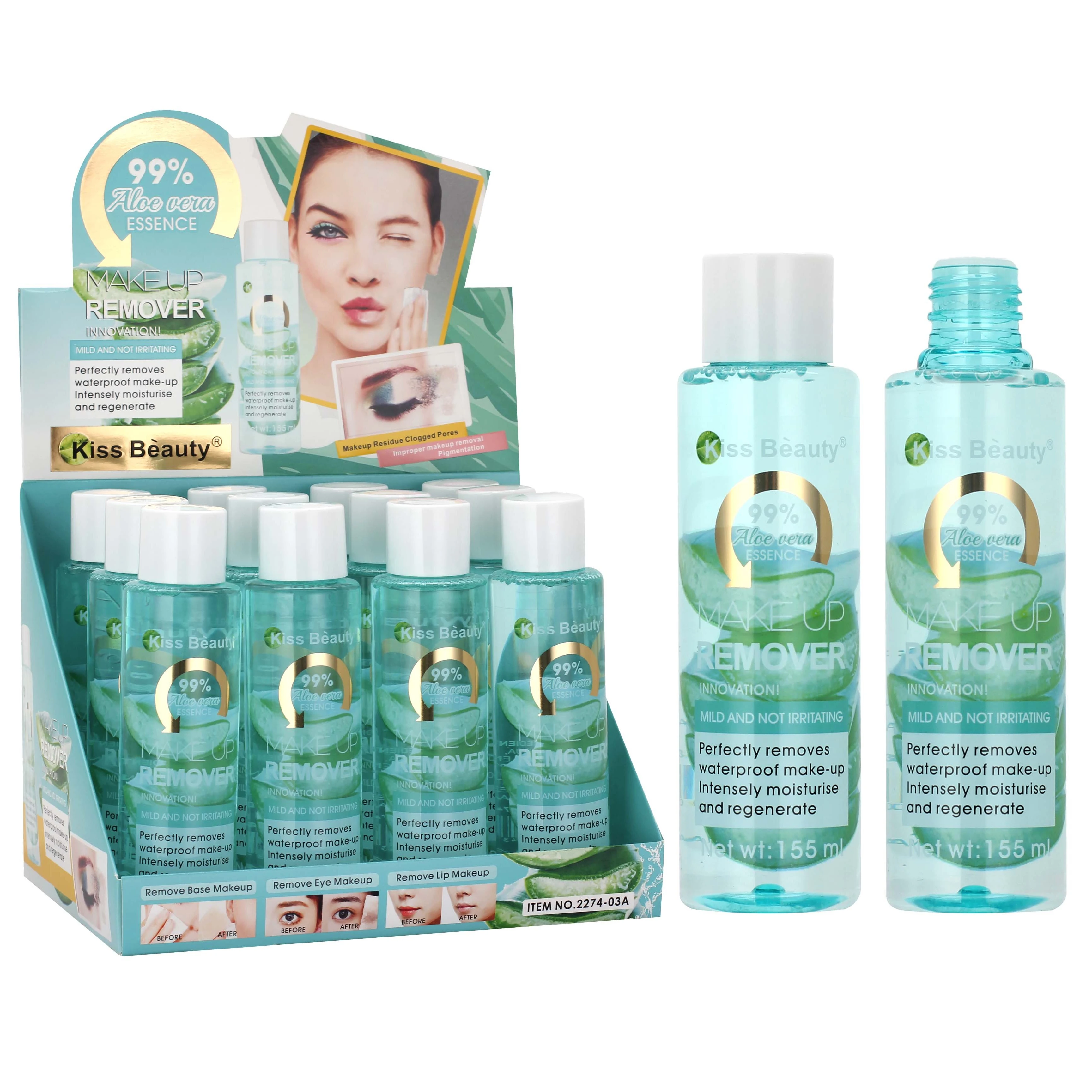 Kiss beauty Natural and healthy makeup remover  private custom Facial Cleanser makeup remover
