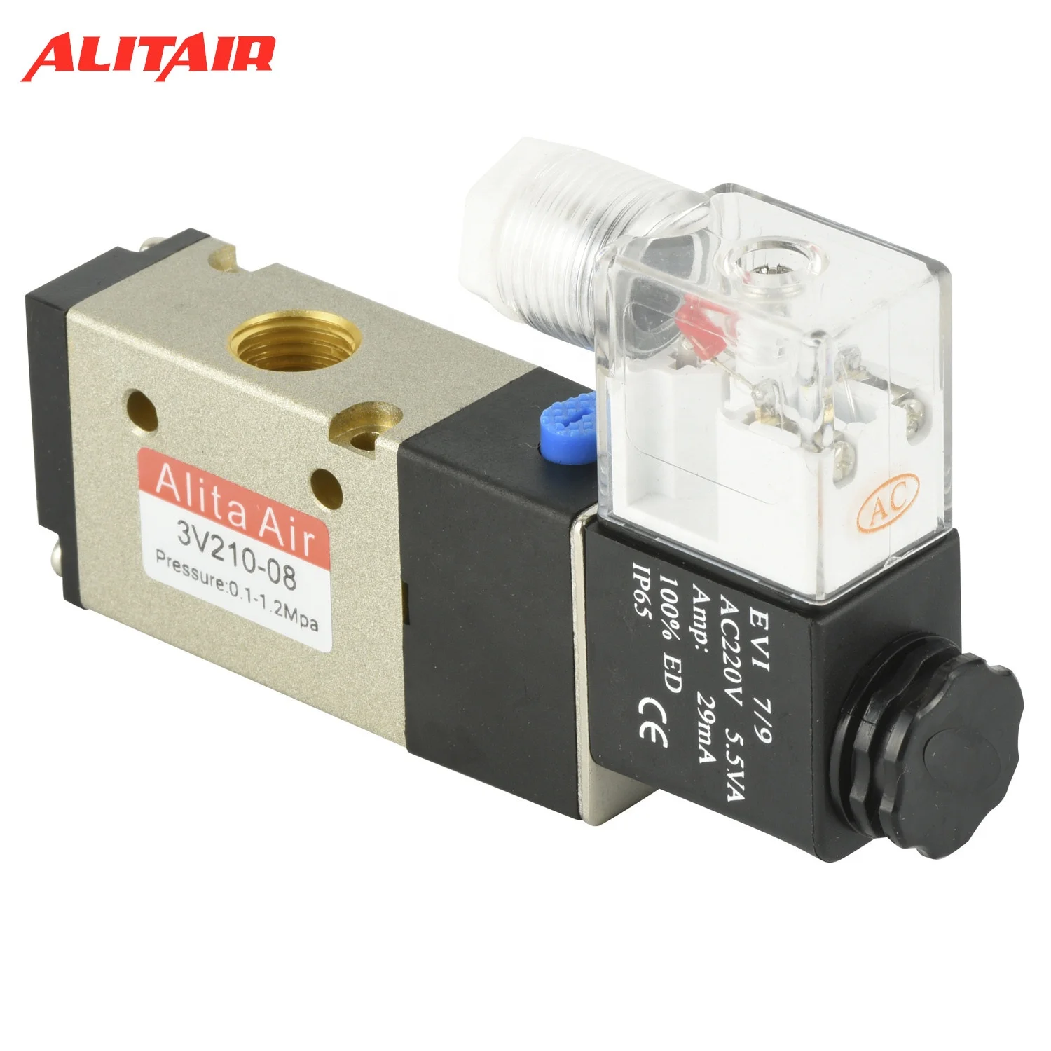 Airtac type 3/2 Way 3V210-08 Pneumatic Air Solenoid Valve