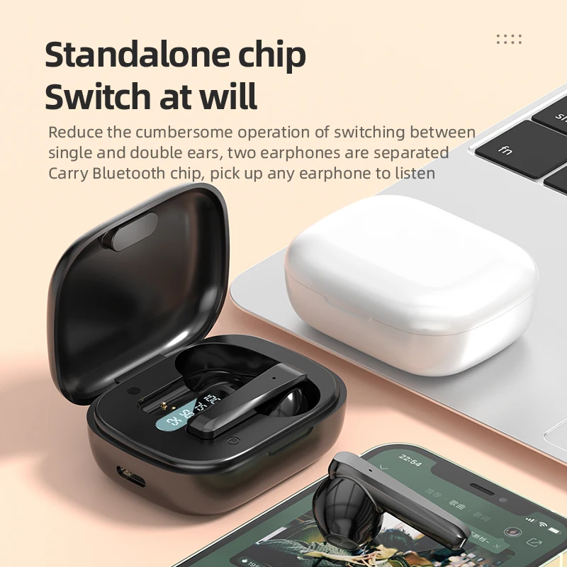 Wholesale New Product Bt 5.0 Earphone In-ear Super Bass Stereo Headphones Waterproof Earphones