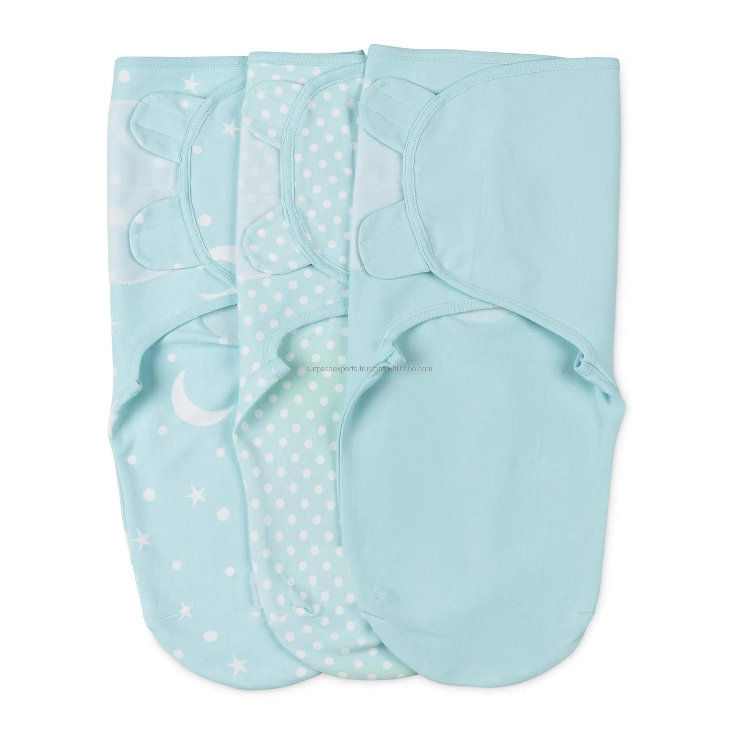 Wholesale Supply Cotton Baby Swaddle Wrap Available in Cotton Material from Indian Supplier and Manufacturer