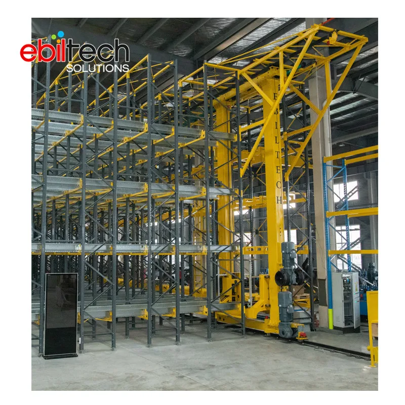 Automated heavy duty cargo lifter asrs stacker crane for handling
