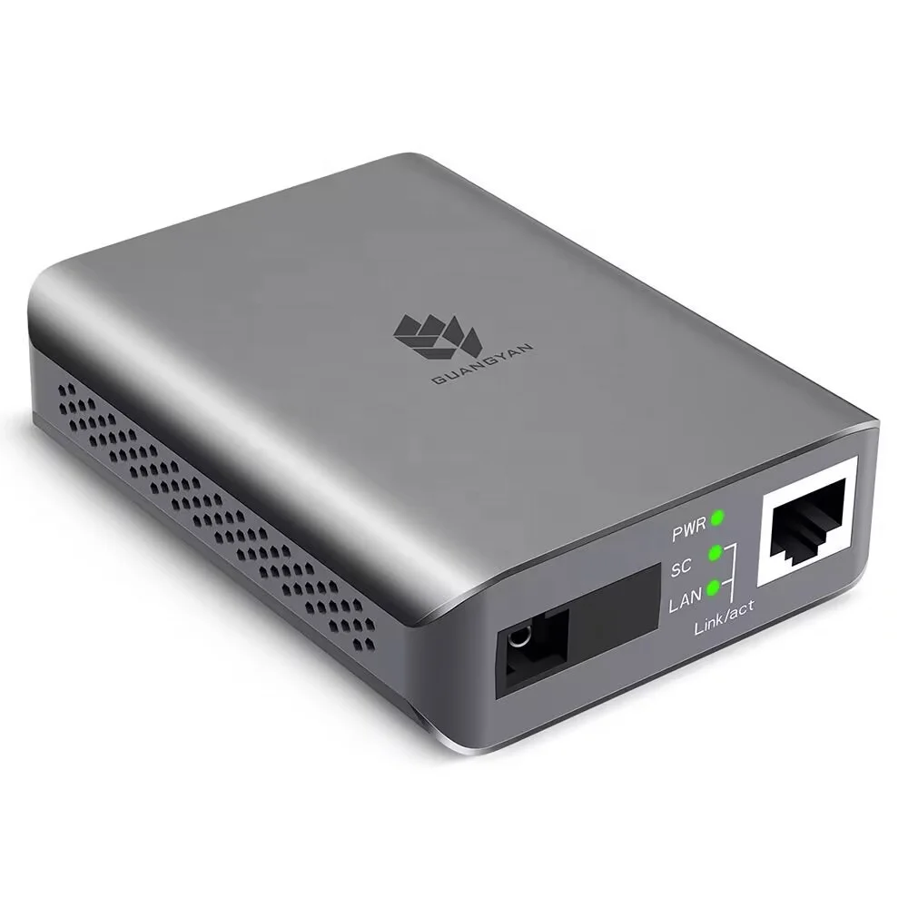 High performance Optical transceiver 1 Pair Fttx Solutions 3KM 20KM 40KM Gigabit Single Mode fiber optic media converter