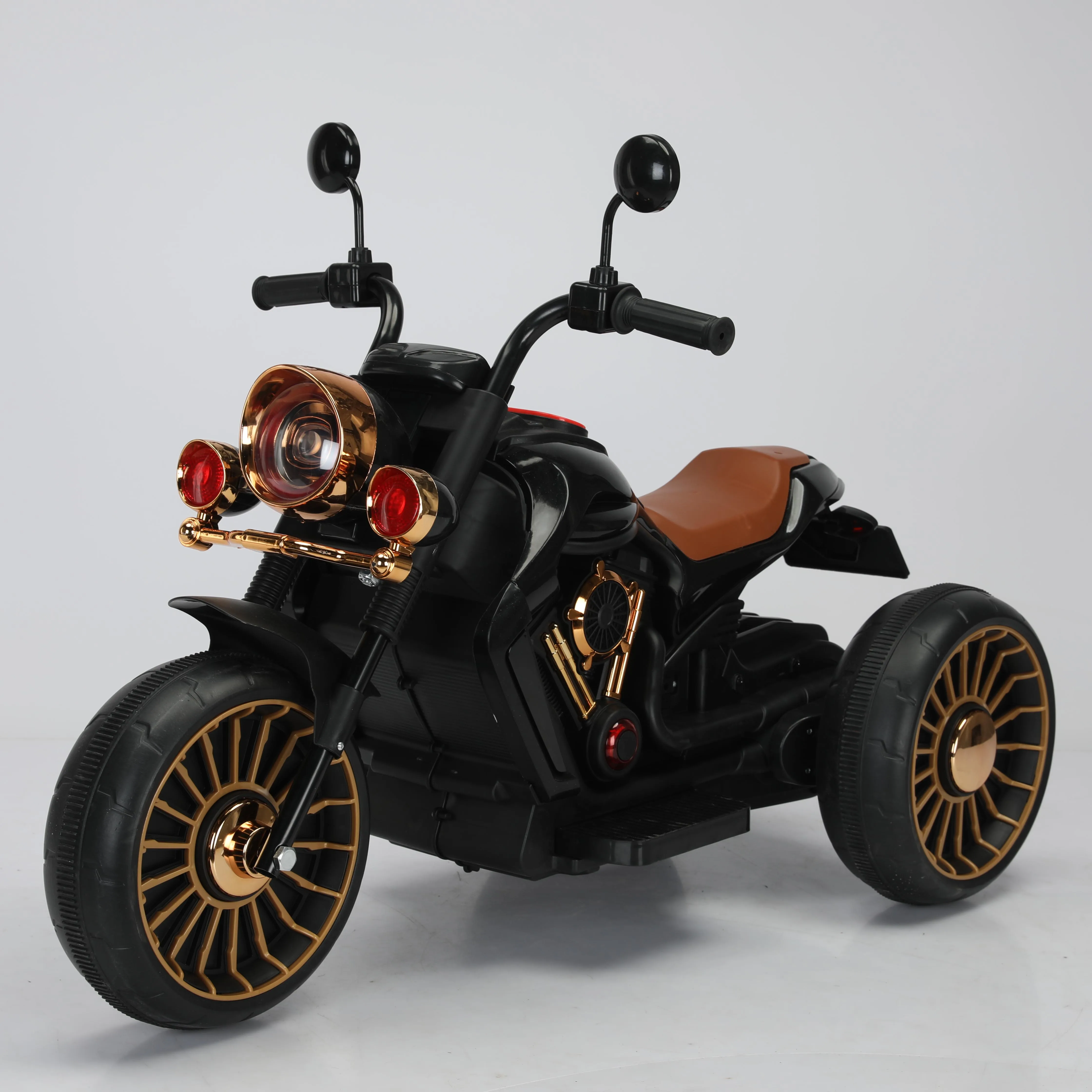 Recharged Motor Tricycle for Kids Children Electric Motorcycle with 3 Wheels Music
