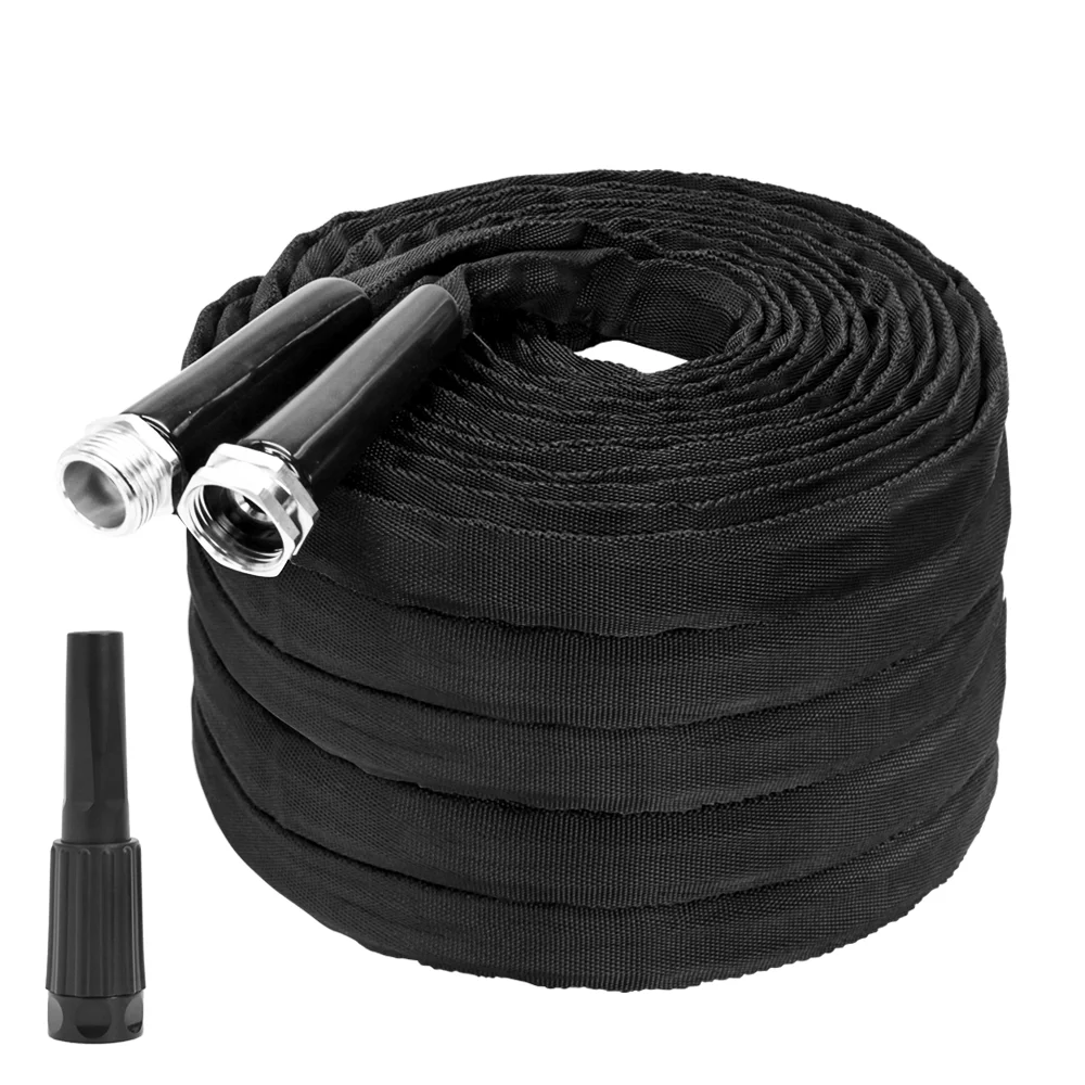 Upgraded Non-Expanding Garden Hose 50FT Flexible Water Hose, Burst-Resistant, Lead-Free, Anti-Kink, High-Pressure