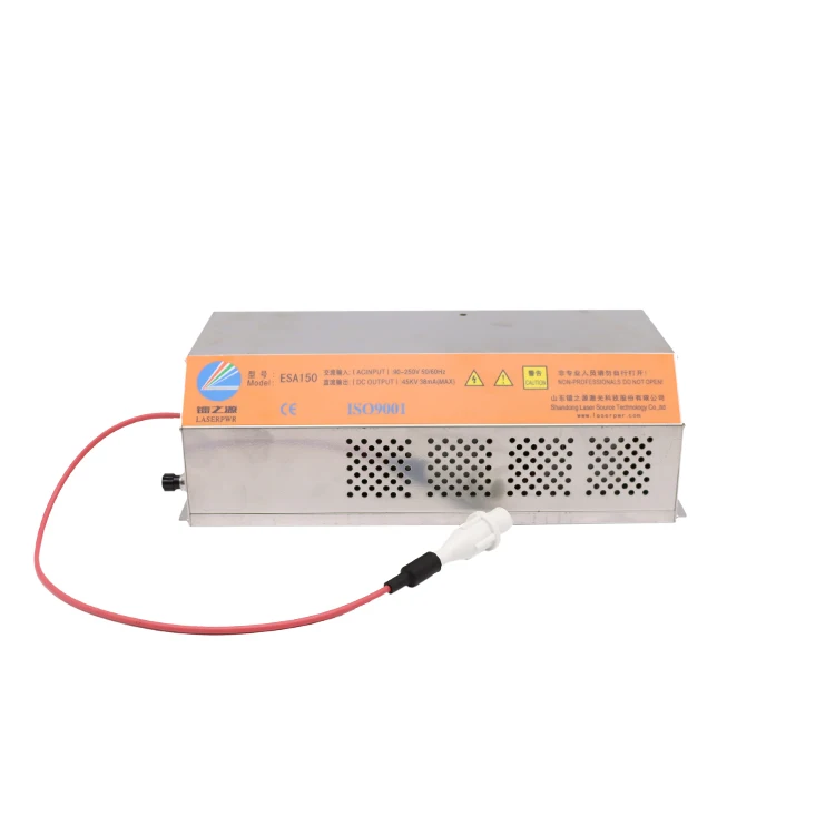 Customized ESA Model Different 50W-180W CO2 Laser Machine Tube Power Source Supply