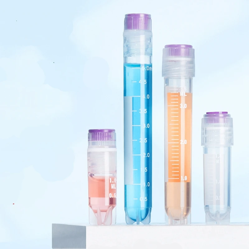 Plastic Cryo Vials 2ml 5ml Leakproof Sterile Cryo Tube Cryogenic Tube Wholesale
