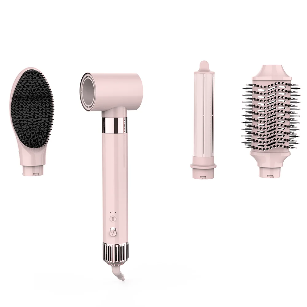 Hair Styler Professional Hair Dryer Brush Blow Dryer Custom Electric Plastic OEM Ionic Hot Air Brush 5 in 1 