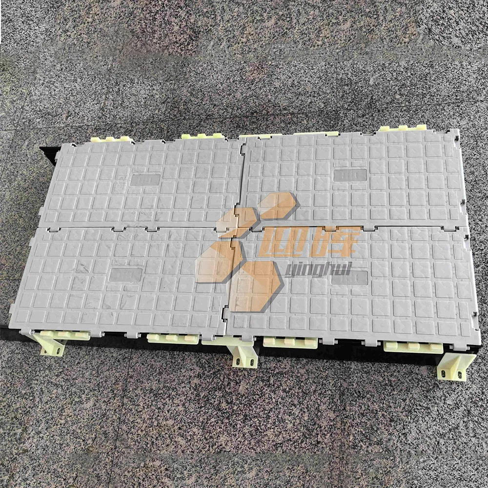 T-06 2024 New Model Medical Tent Flooring Modular Plastic Ground Suspension Flooring Panels System for Temporary Tents