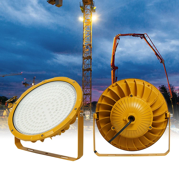 High Lumens High Bay Light Ip65 Waterproof Gas Station Mine Die-cast Aluminum+PC 100w 150w 200w Led Explosion Proof Light