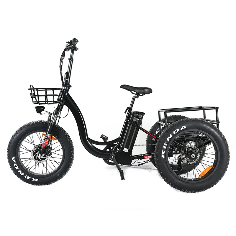  Greenpedel 500w 750w 3-х колесный грузовой фара для электровелосипеда в толстыми покрышками передние ступицы моторного колеса электрического