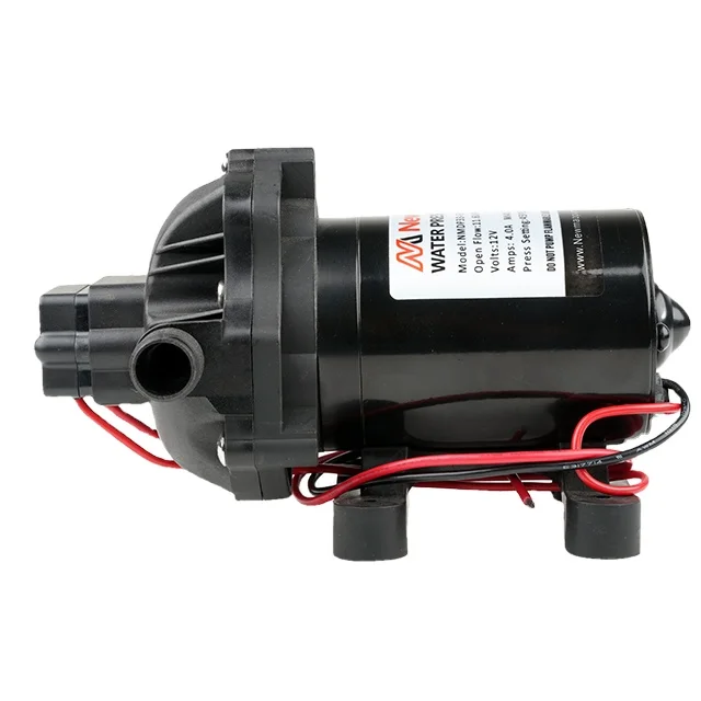 Newmao 51 series 19L 12v24v DC 5 chamber automatic diaphragm pumps are used for watering garden agricultural irrigation