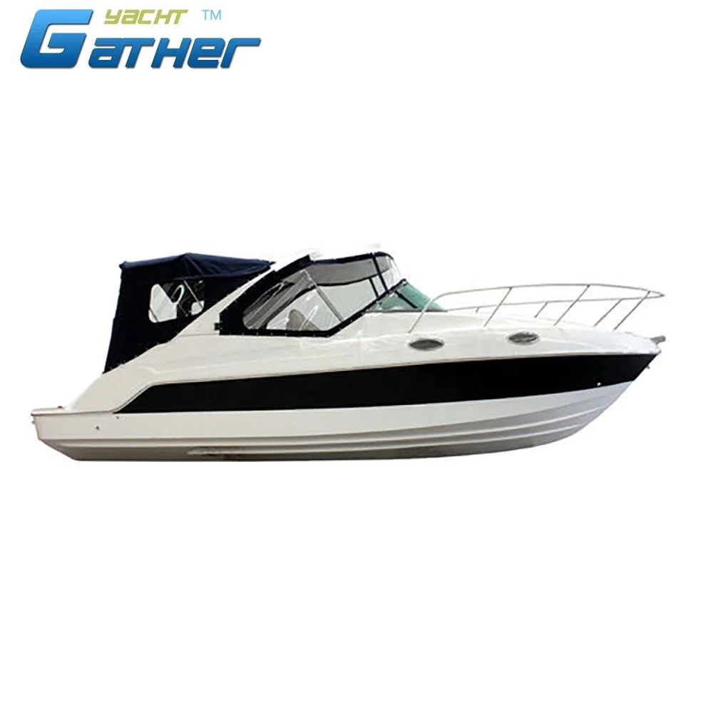 Gather Yacht hot sale 27ft frp fiberglass cruiser