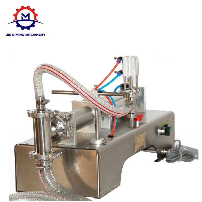Liquid Filling Machine Semi-automatic Bottle Filling Machine Horizontal Pneumatic Single/double Head Filling Machine