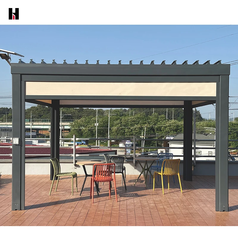 Refoser pergola bioclimatique алюминиевая уличная Современная китайская беседка