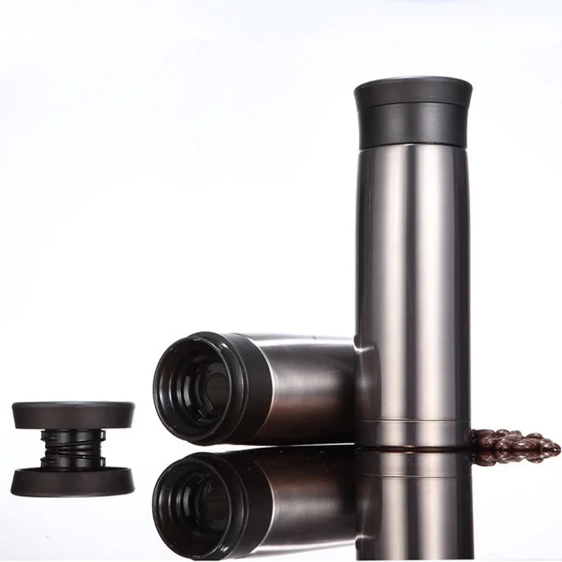 Business custom 550ml leakproof stainless steel thermos cup double wall vacuum insulated tea infuser water bottle