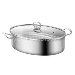 Stainless steel single deck fish commercial steamer pot in silver
