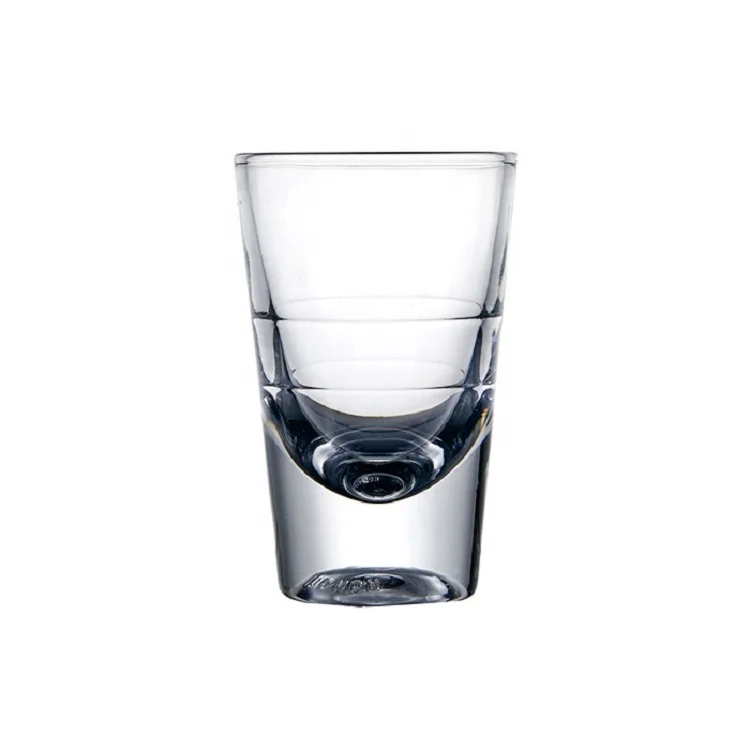 Hot-selling 4oz Wholesale Unique Shot Glasses Set Of 6/Clear Bullet Shot Glasses For Bar