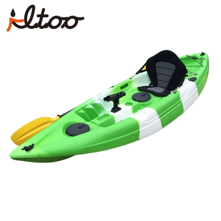 factory price cheap 9ft 2.75m Single person kayak LLDPE or HDPE Fishing Boat leisure river kayak