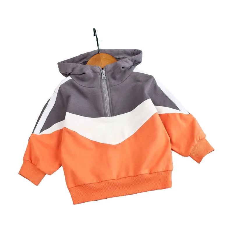 Осень 2019, новый детский свитер, свитер с длинным рукавом и капюшоном для мальчиков, повседневная одежда