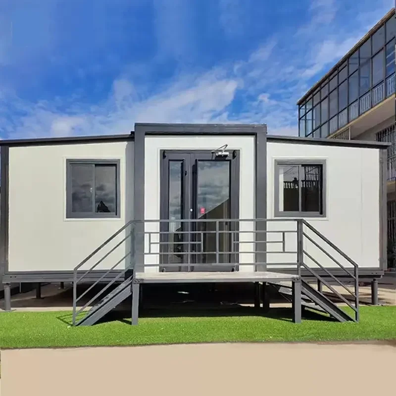 Eco Friendly 40Ft 20Ft Prefab Living Mobile Expandable Home Two Bedroom Prefabricated Shipping Portable House