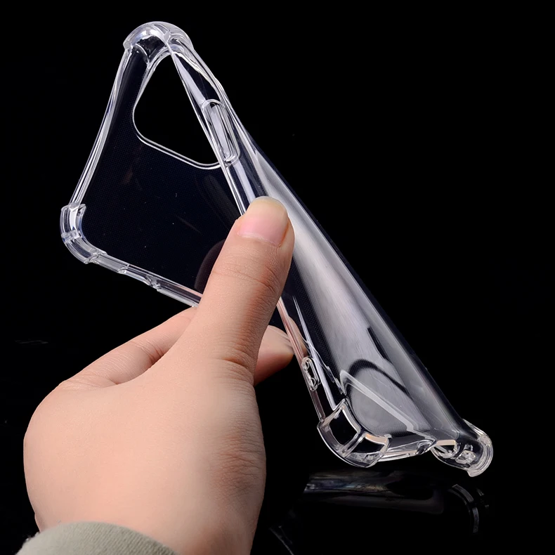 Promotion Anti-knock Soft TPU Transparent Clear Phone Case Protect Cover Shockproof Cases For Samsung