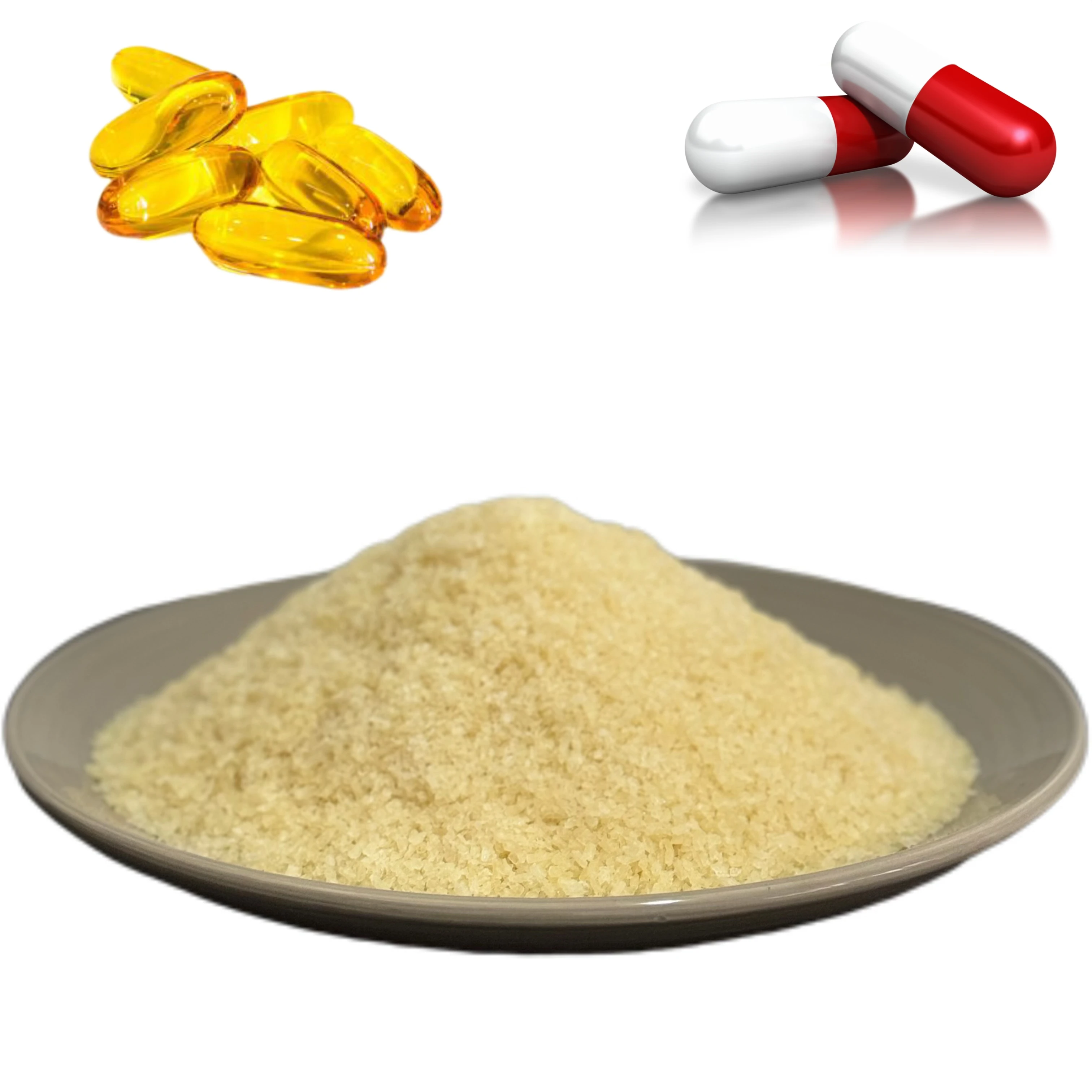 Gelatin granule for Empty Hard Capsules Medicine Gelatin Capsule