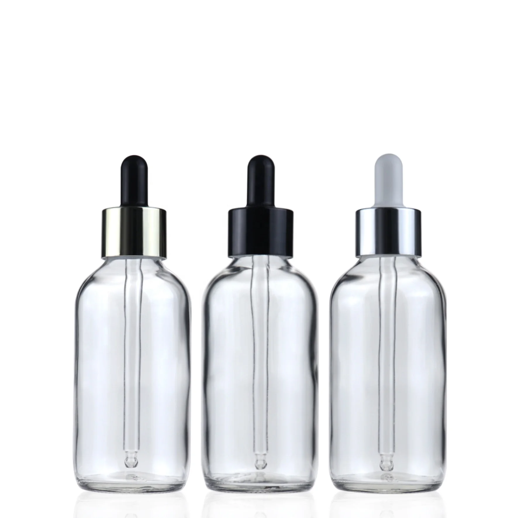 4oz Hot-Selling Glass Thick Bottle Package Essential Oil Dropper Bottle Clear Glass Serum Bottle With Dropper