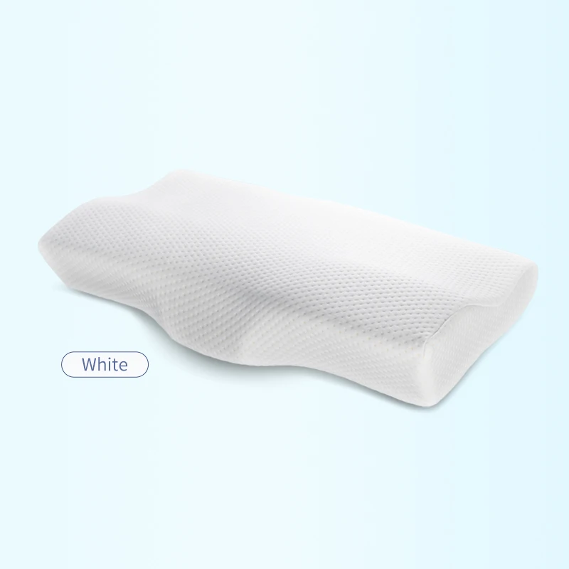 Memory Foam Кровать Ортопедическая подушка с защитой шеи медленным восстановлением формы в виде бабочек эффектом памяти