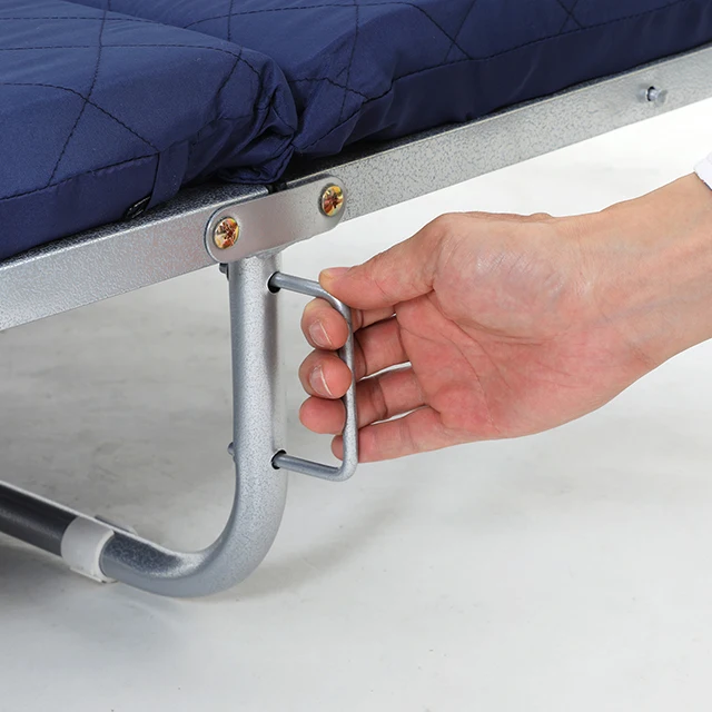 
Bedroom Folding Portable Furniture Space Saving Storage Fold Up Away Single Bed 