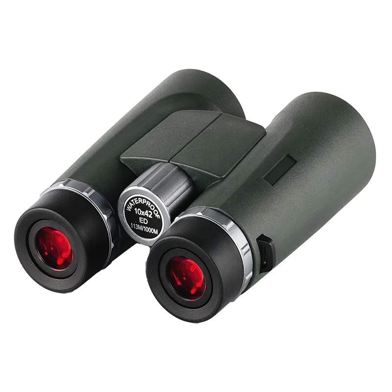2024 New arrived 10X42 with ED glass lens Bak4 prism HD Bright view waterproof fogproof for birdwatching and hiking binoculars
