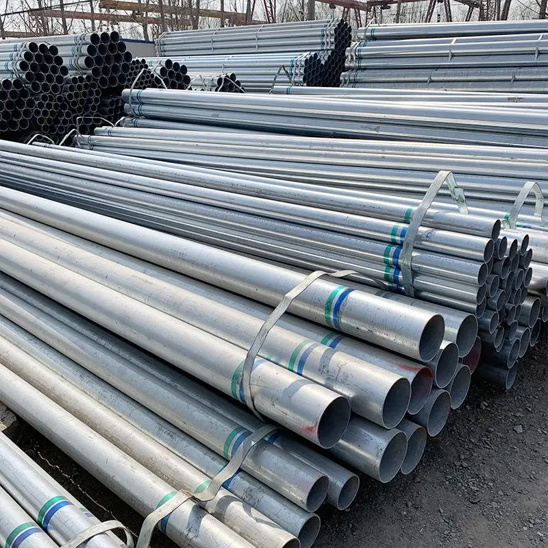 G 4 Inch 6 Inch Astm A53 Bs 1387 Ms Pipe Hot Dip Galvanized Steel Tube Gi Pipe Pre Galvanized Steel Pipe