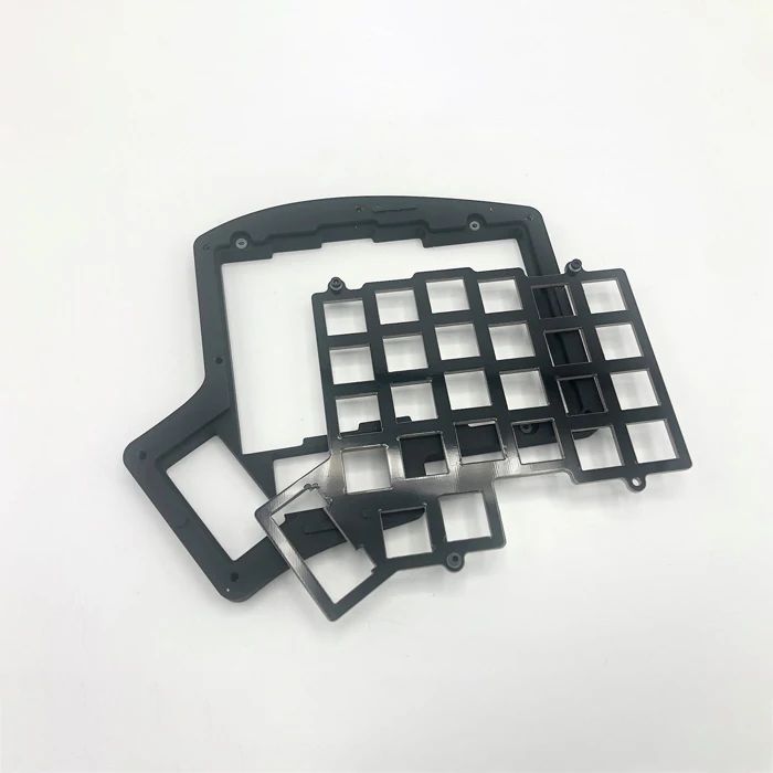 Custom CNC Machining Metal Aluminum Mechanical Keyboard Case Plate Kit with Micro Machining Drilling Rapid Prototyping Wire EDM