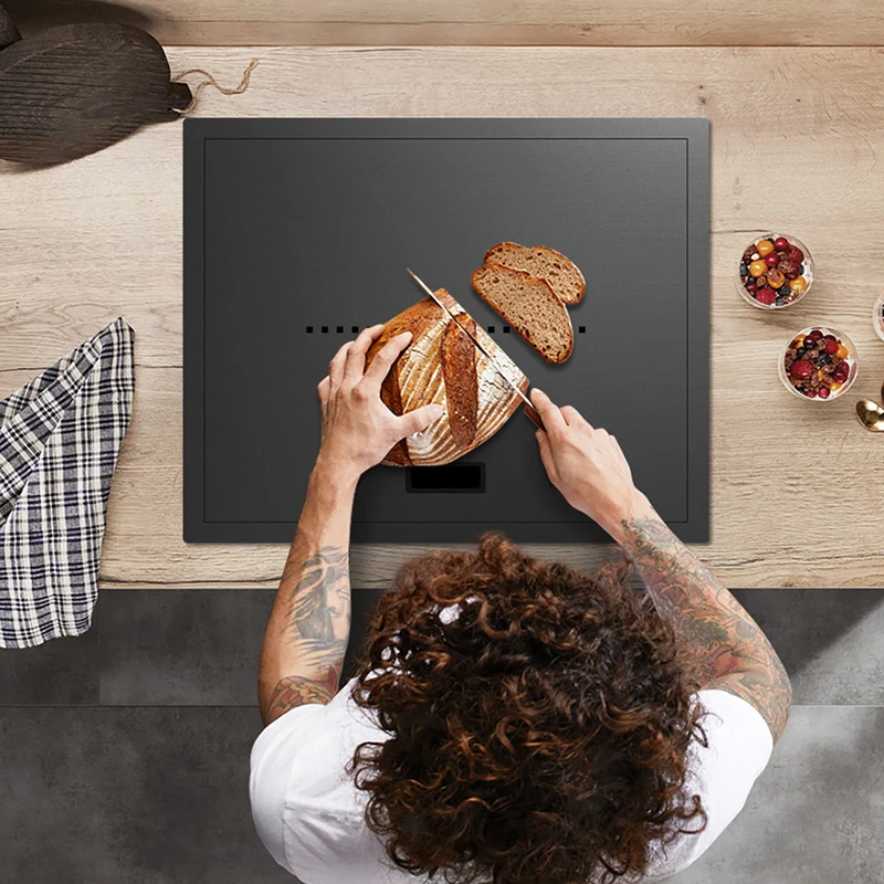 2023 Nano Steel Sus 304 Black Hidden Workstation Handmade Work Station Sink Kitchen Modern