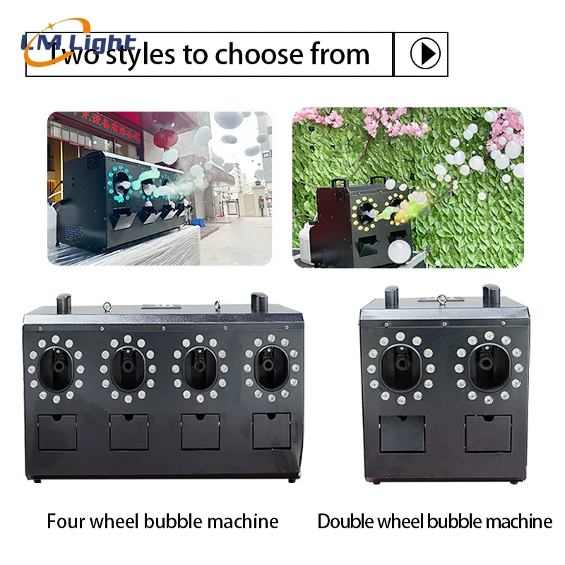 DMX512/Remote control 1500W/3000W RGBW Led smoke bubble machine for DJ club wedding party stage fog bubble machine