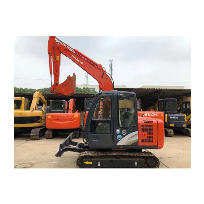 Лучший б/у Экскаватор Hitachi ZX60, мини-экскаватор Hitachi ZX75 ZX60 ZX55, сделано в Японии, низкий срок службы