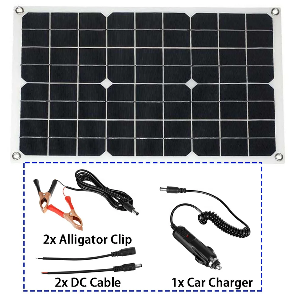 High Efficiency Waterproof 18V18W Semi-flexible Solar Energy Monocrystalline Solar panels