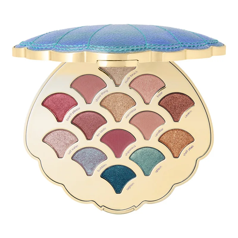 
 14 видов цветов «Русалочка» с тени для век Палитра матовый металлический пигментированные тени для век косметическая пудра для макияжа очаровательного природного ландшафта глаза  