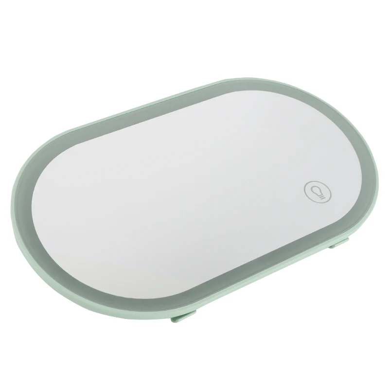 Hot Selling  Auto Makeup Mirror LED Touch Light Car Sun Visor Makeup Mirror Ladies Car HD Makeup Mirror