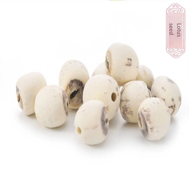 Huaran Source Medicinal Materials Wholesale Porridge Soup Materials Dried Red and White Whole Lotus Seeds for eating