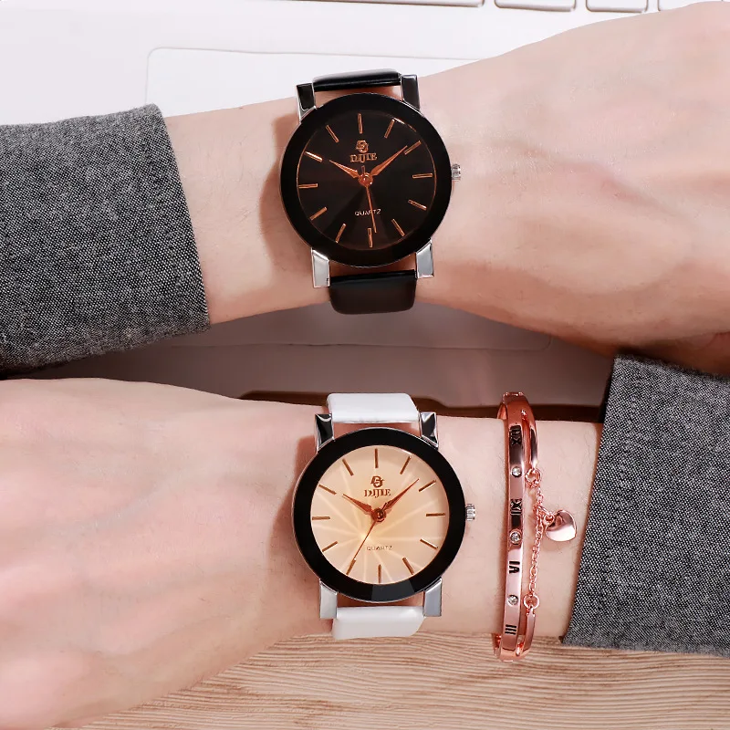 
Chinese style classic retro Hong Kong style British all-match black and white men and women quartz watch 