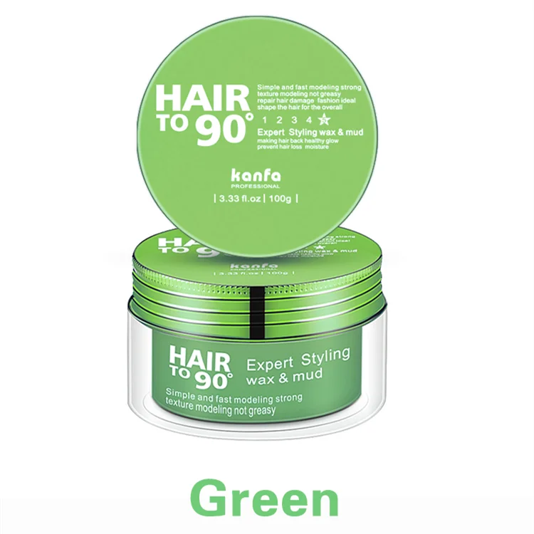 New Formula Hair Wax Clay Private LabelCustom Scented Barber Products for Men Organic Hairstyling Clay 100G