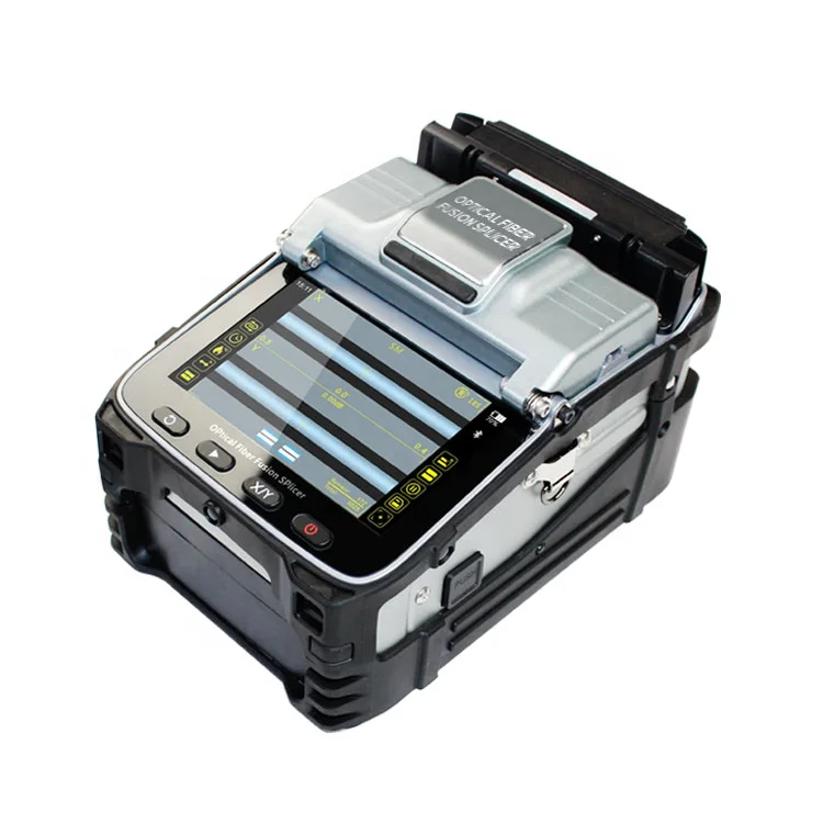 Английская версия шесть двигателей автоматический сварочный аппарат FTTH волоконно оптический сплайсинга машины AI-7C волокно