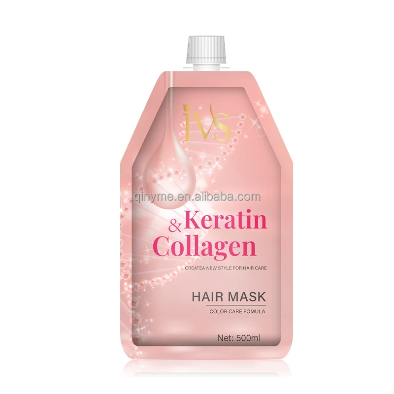 IVS OEM Professional Salon Deep Moisturizing Hair Repair Treatment Keratin Collagen Hair Mask